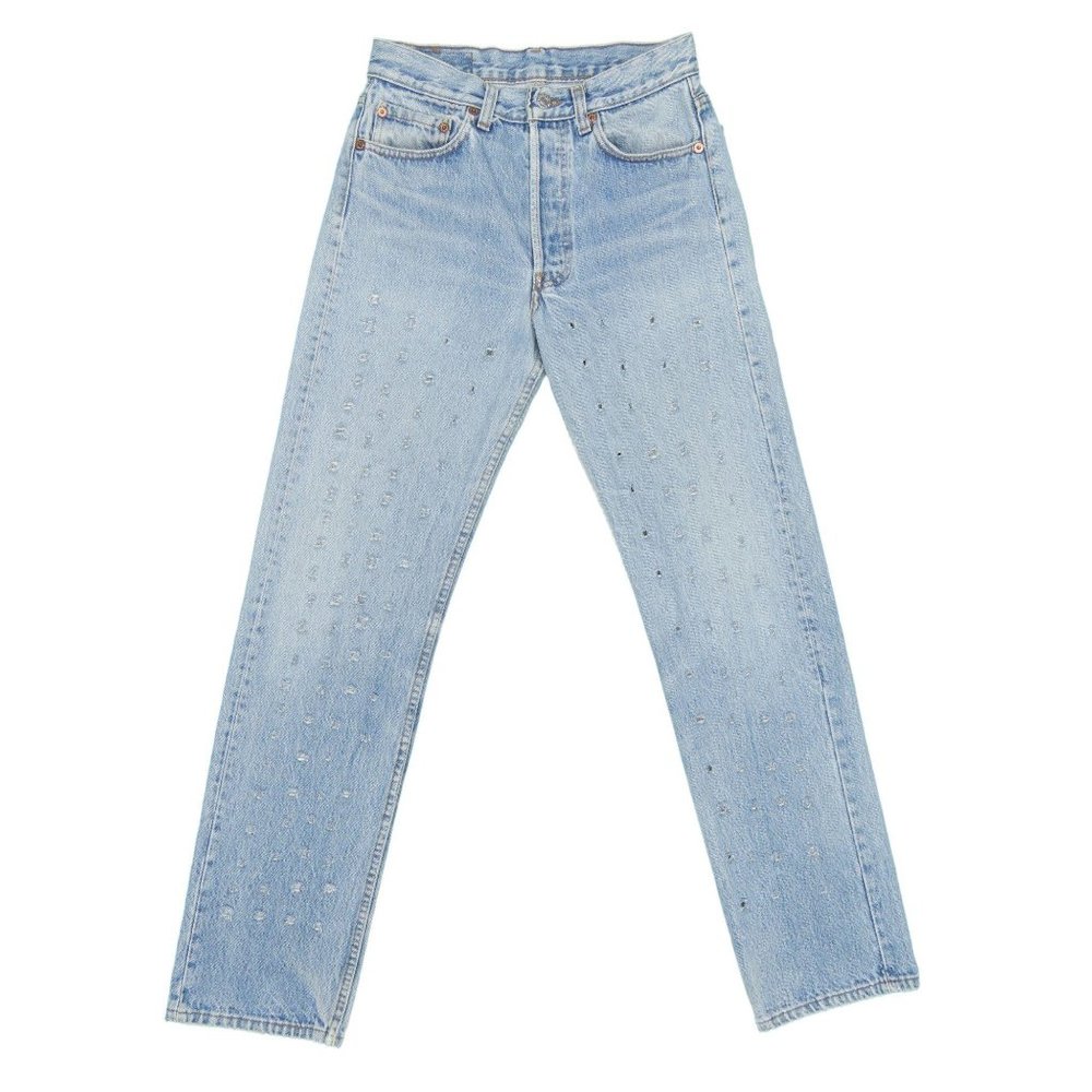 1990s Vintage Levis 501 Distressed Jeans 27x31